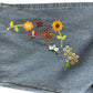 AGAPO NWT Vintage Floral Embroidered Overalls Size M