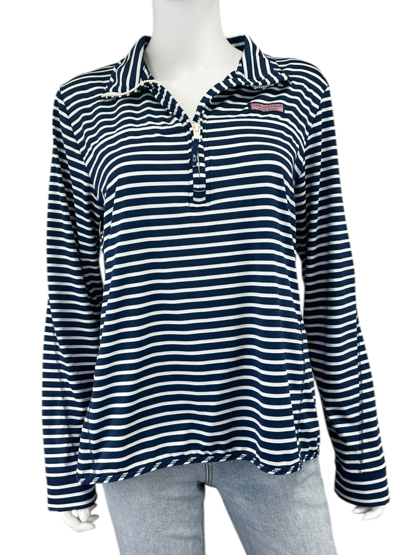 vineyard vines Navy Striped The Shep Shirt Size L