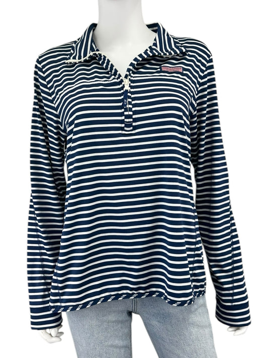 vineyard vines Navy Striped The Shep Shirt Size L