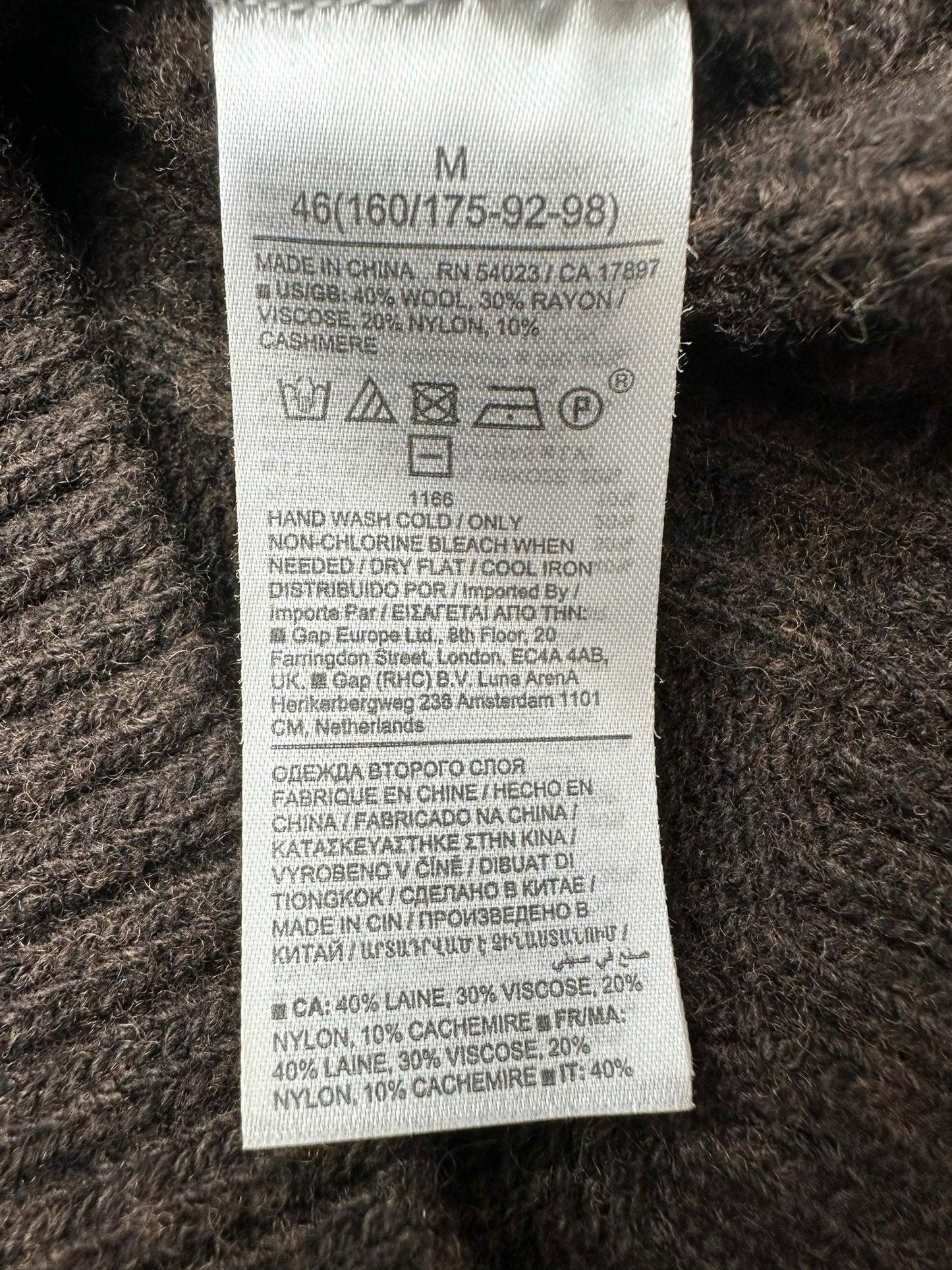 BANANA REPUBLIC Brown Sweater Size M