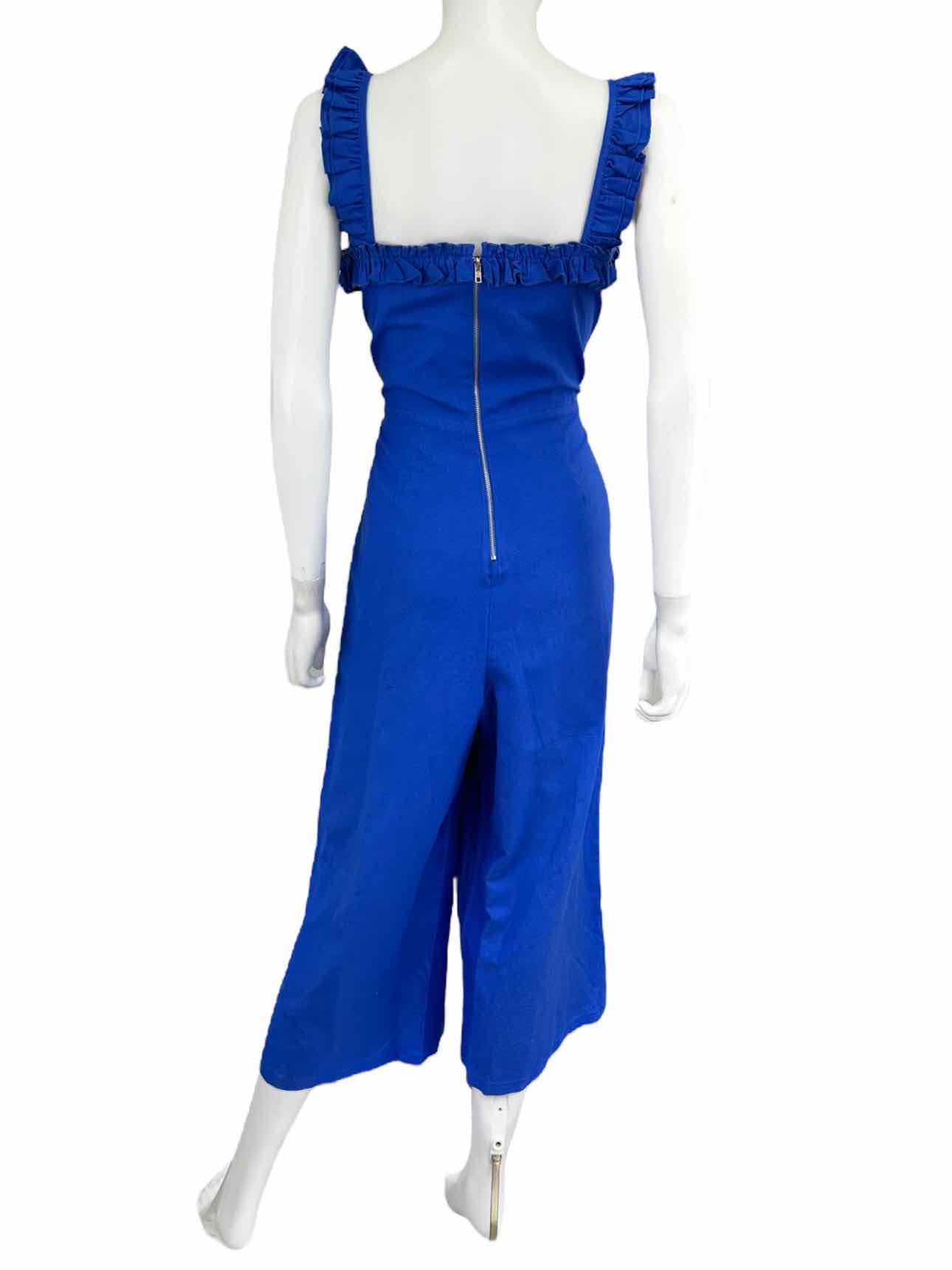 SUGAR LIPS Blue Corset Jumpsuit Size L