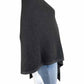 EILEEN FISHER Gray Knit Shawl Size O/S