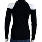 MILLY Black Crisscross Keyhole Neck Top Size S