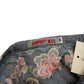 Johnny Was Gray Floral Embroidered Dreaming Blouse Size M