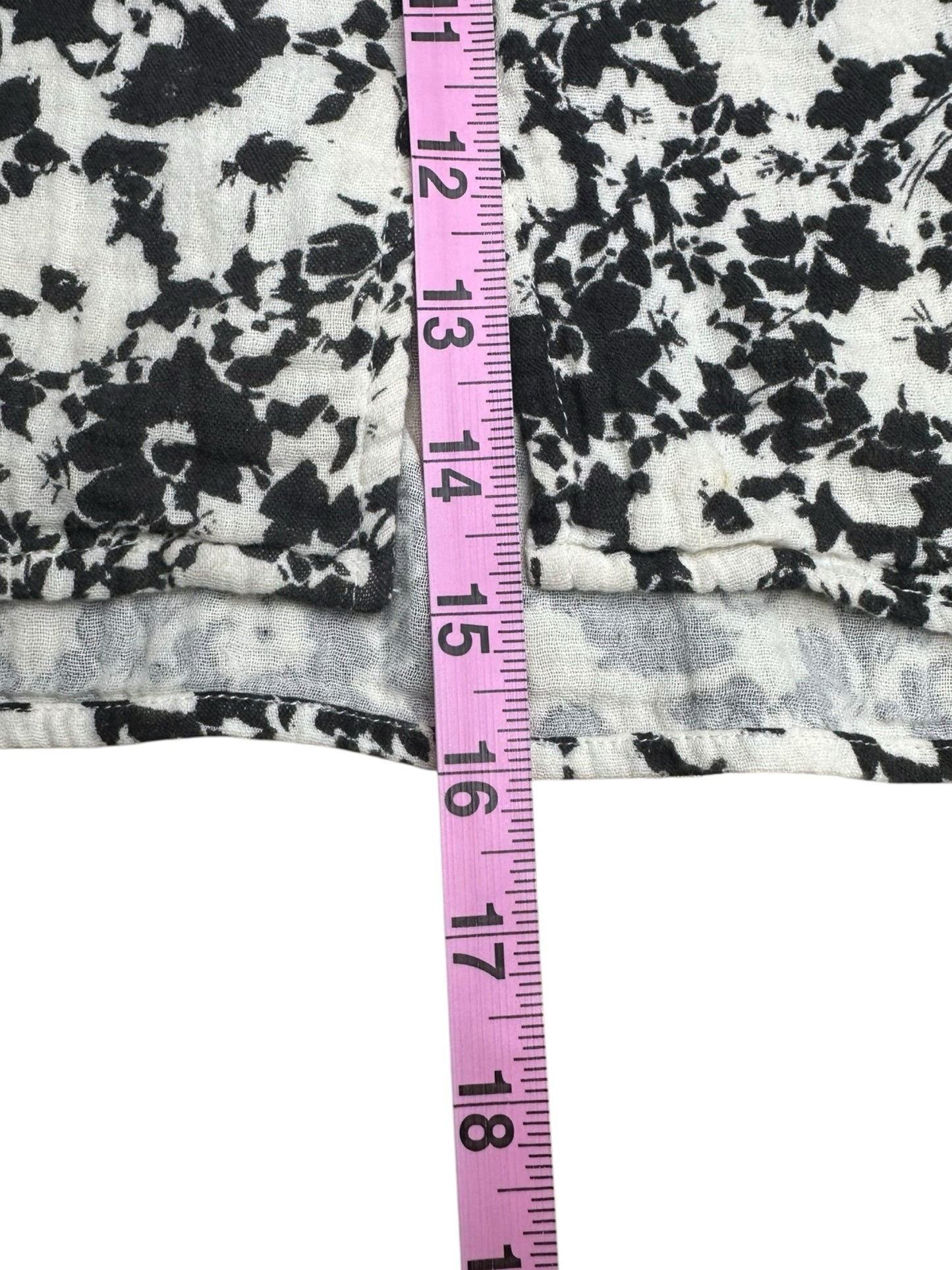 Rails Brown Floral Print Top Size XS