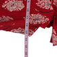 the great. Red Paisley Smocked Maxi Dress Size 0