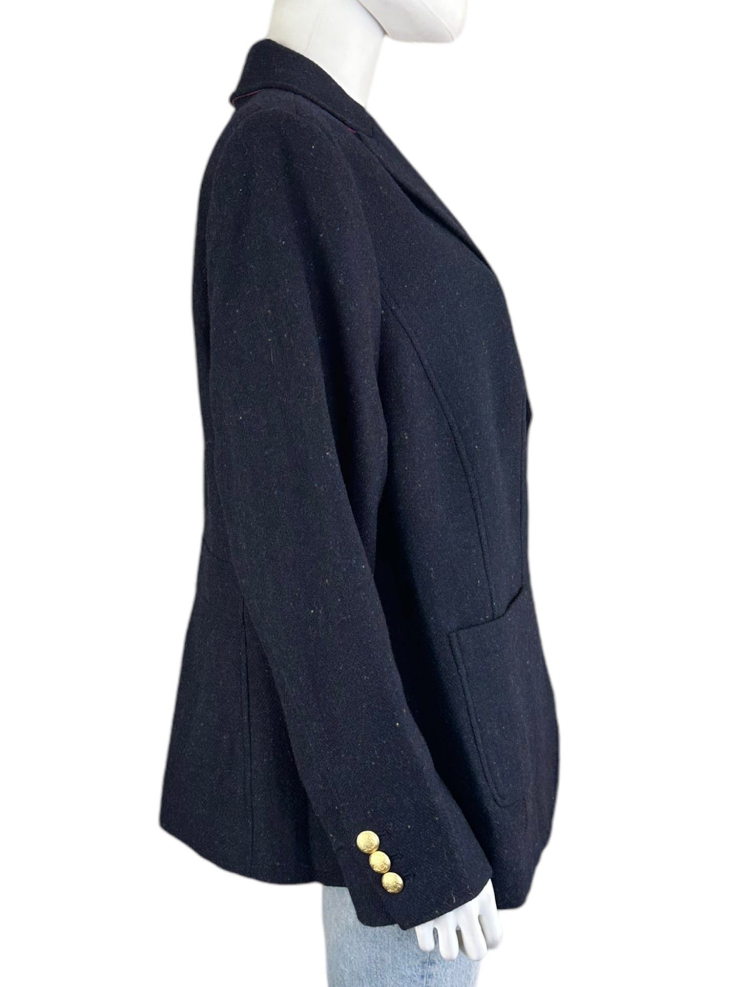 Talbots Navy Wool Blazer Size 14