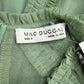 Mac Duggal Green Ruffle Tiered Midi Dress Size 8