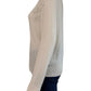 TAHARI NWT Ivory 100% Cashmere Sweater Size M