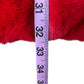 APPARIS Red Faux Fur Coat Size S