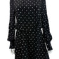 ZARA NWT Black Into the Night Cocktail Dress Size L
