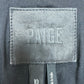 PAIGE Black Genuine Leather Blazer Size 10
