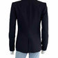 BANANA REPUBLIC Black Wool Blend Blazer Size 0