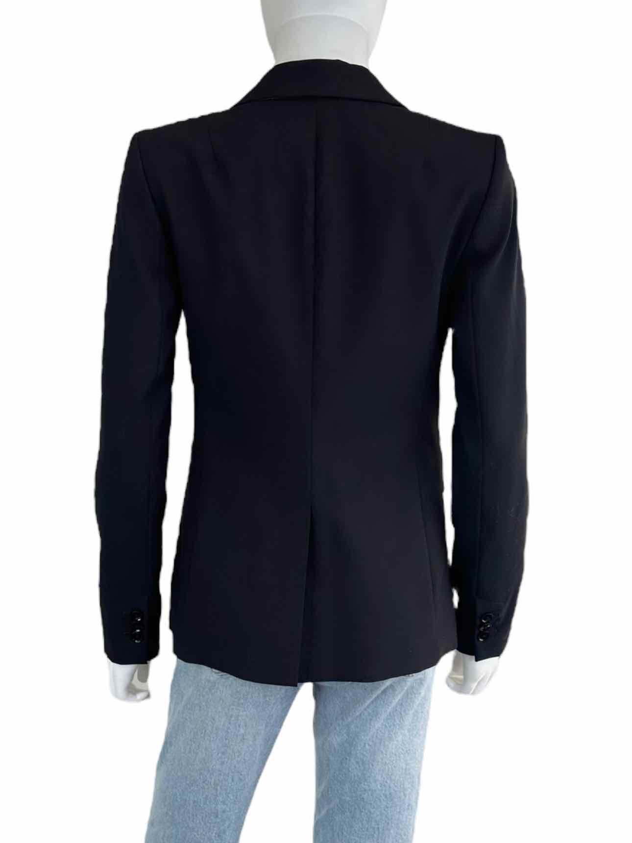 BANANA REPUBLIC Black Wool Blend Blazer Size 0