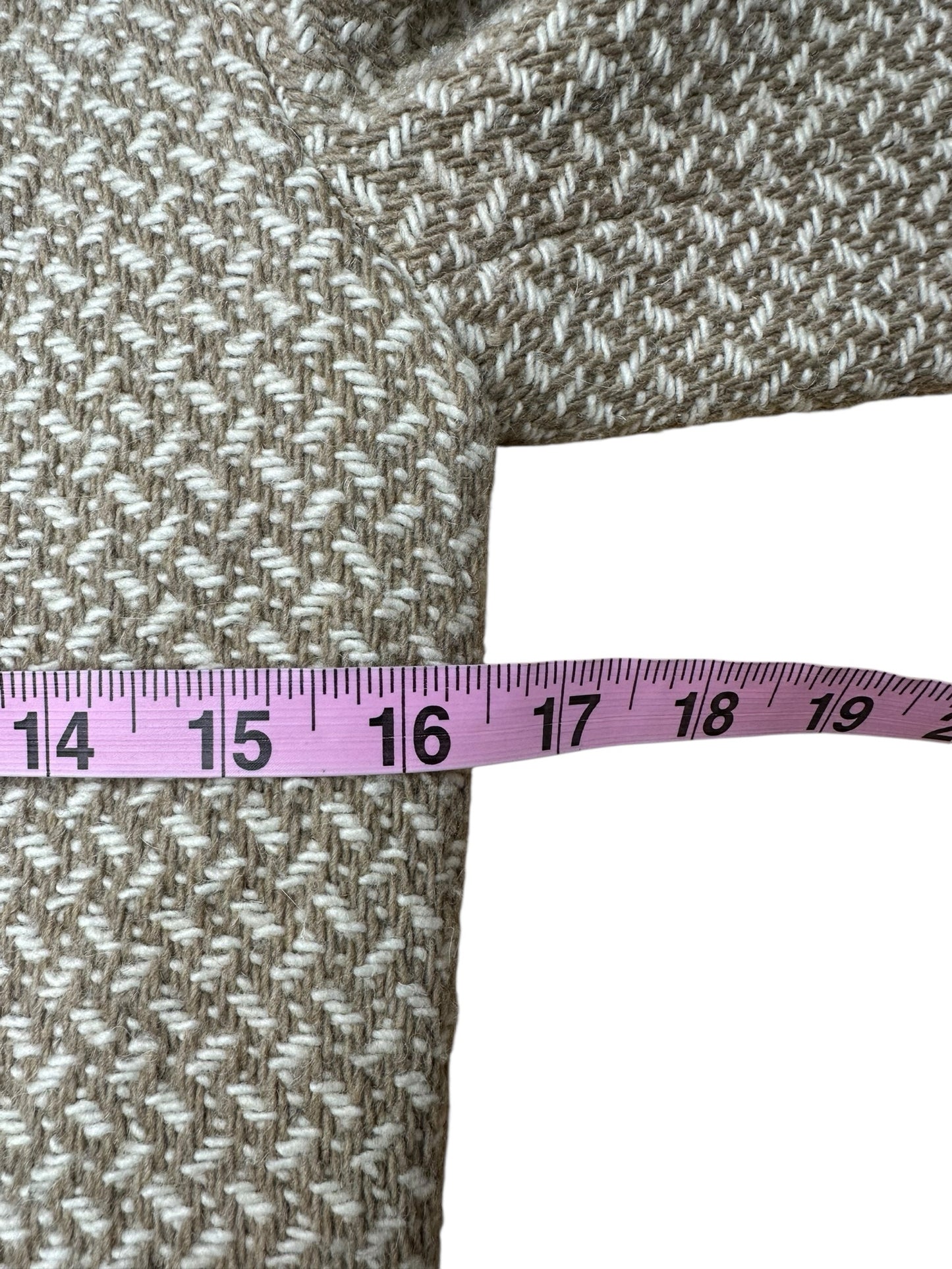 MNG Tan Wool Trench Coat Size XS