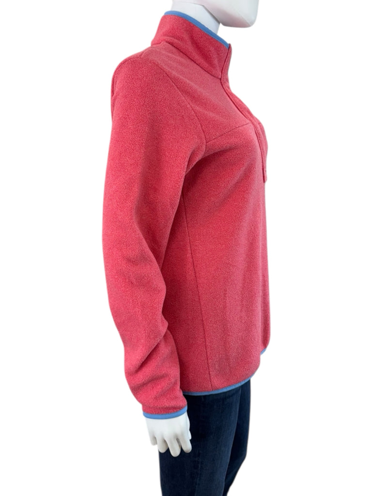columbia Pink PFG Harborside Fleece Pullover Jacket Size M