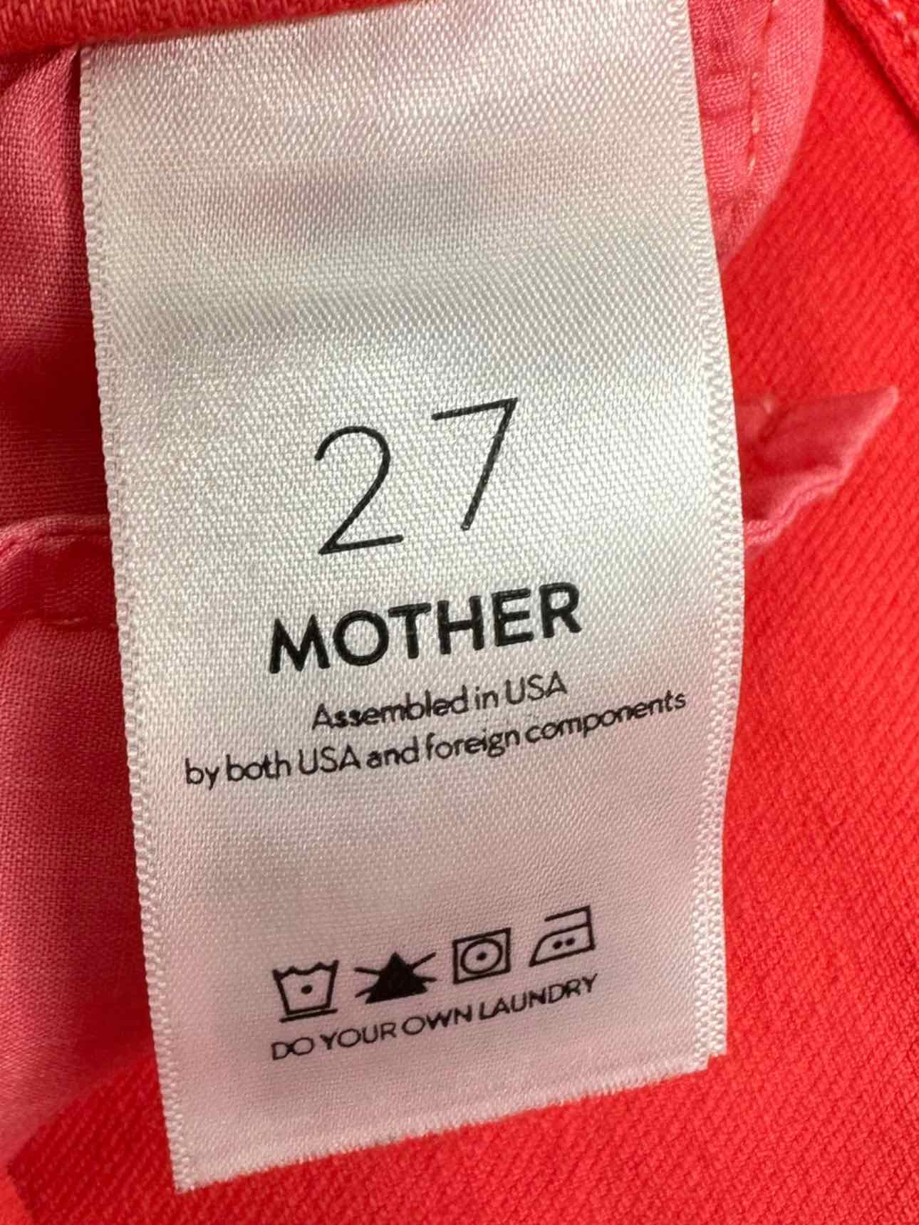 MOTHER The Tomcat Salmon Jeans Size 27