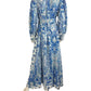 RAISHAMA Studio NWT Blue Maya Floral Shirt Dress Size 18