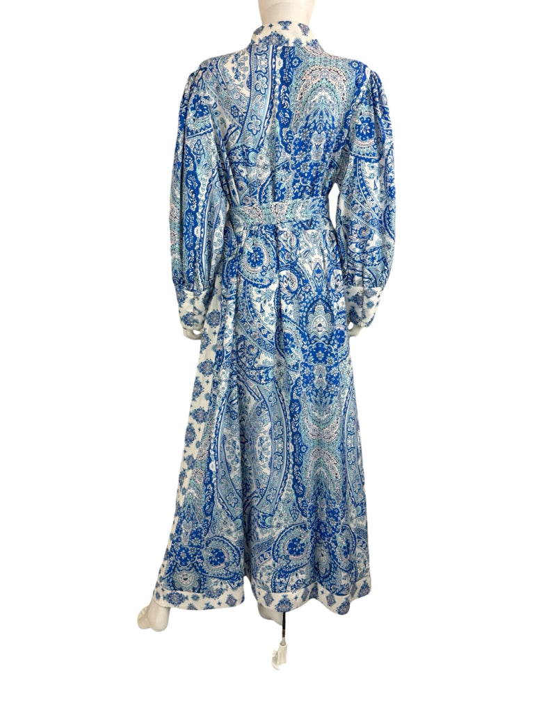 RAISHAMA Studio NWT Blue Maya Floral Shirt Dress Size 18