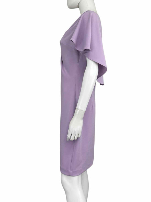 Badgley Mischka Purple Cocktail Dress Size 8