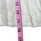 anthropologie 100% Linen White Pleated Blouse Size M