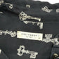 EQUIPMENT Black 100% Silk Key Print Button-Down Shirt Size XS