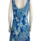 Lilly Pulitzer Blue Ember Shift Dress Size 12
