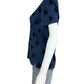 SKULL CASHMERE Blue Linen Skull Sweater Size M