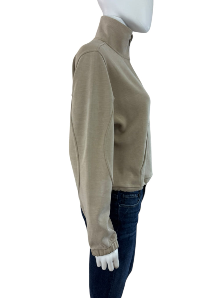 lululemon Riverstone Brushed Softstreme Half Zip Sweat Shirt Size 6