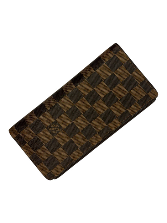 Louis Vuitton Brown Damier Ebene Brazza Wallet