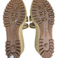 Sam Edelman Gold Laine Espadrille Platform Wedges Size 9