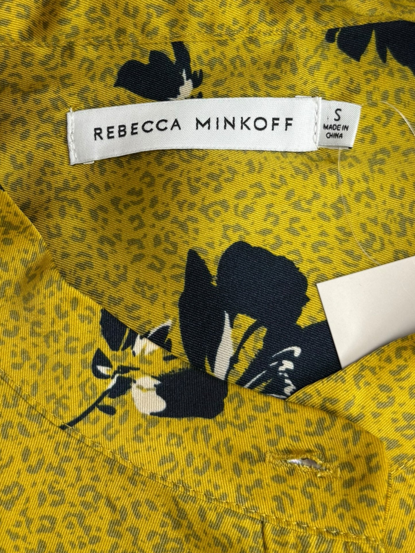 Rebecca Minkoff Floral Print Nellie Button Down Shirt Size S