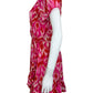 AQUA Pink Printed Mini Dress Size M