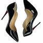 Christian Louboutin Hot Chick 100 Black Patent Pump Size 37