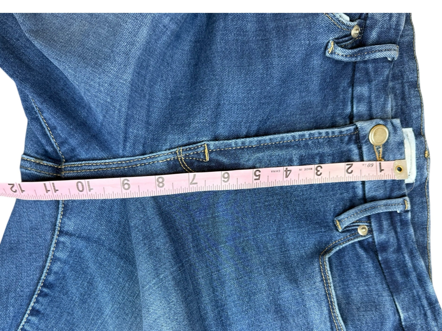 GOOD AMERICAN Blue Straight Leg Jeans Size 6