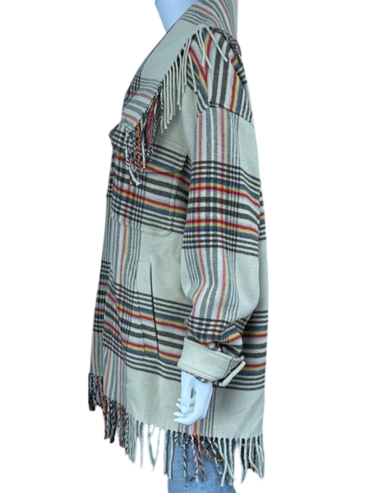 POLO by Ralph Lauren NWT Cream Plaid Wool Jacket Size XL