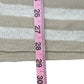 EILEEN FISHER Cream And Tan Striped Sweater Size XS