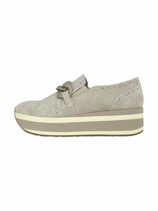 Dolce Vita Cream Jhenee Suede Sneakers Size 7.5