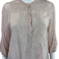 Johnny Was Blush Embroidered Tunic Size M