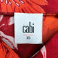 cabi Red Floral Button-Down Size XS