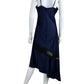 House of Harlow 1960 Navy Satin Slip Dress Size M
