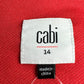 cabi The Little Red Knit Jacket Size 14