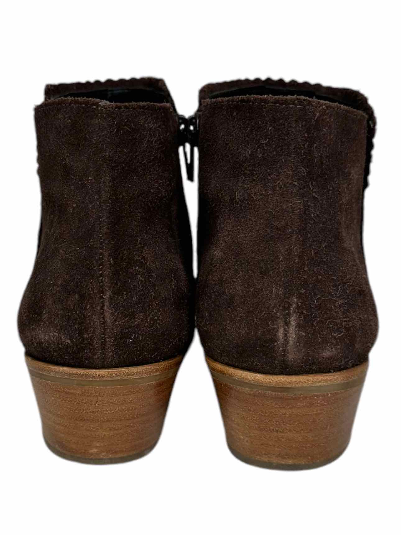 Jack Rogers Chocolate Brown Suede Bailee Booties Size 9