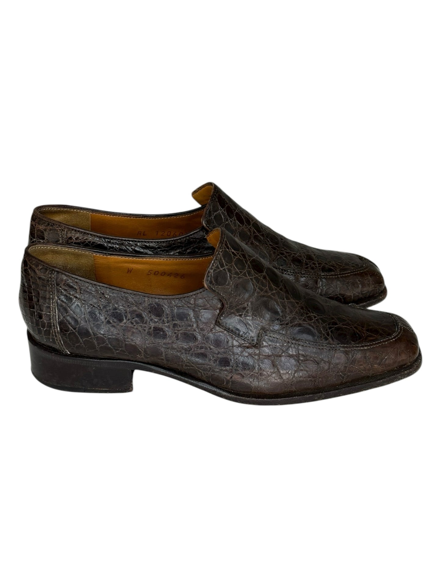 Ralph Lauren Collection Brown Leather Loafers Size 6.5