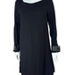 A.L.C. Black Shift Mini Dress Size L