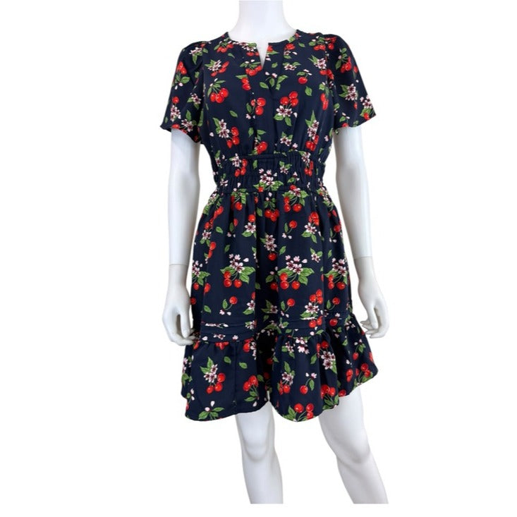 Draper James NWT Wilson Cherry Blossom Mini Dress Size XS