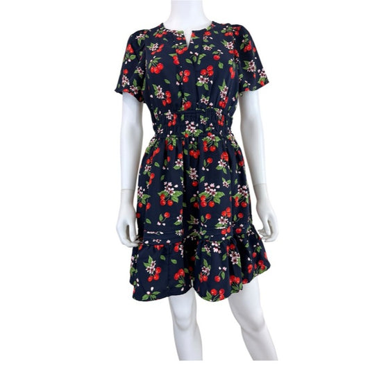 Draper James NWT Wilson Cherry Blossom Mini Dress Size XS