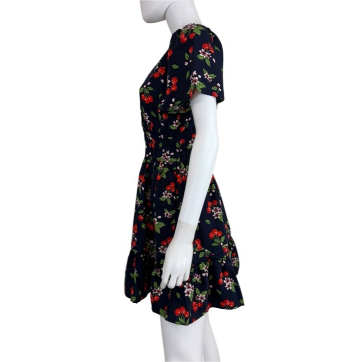 Draper James NWT Wilson Cherry Blossom Mini Dress Size XS