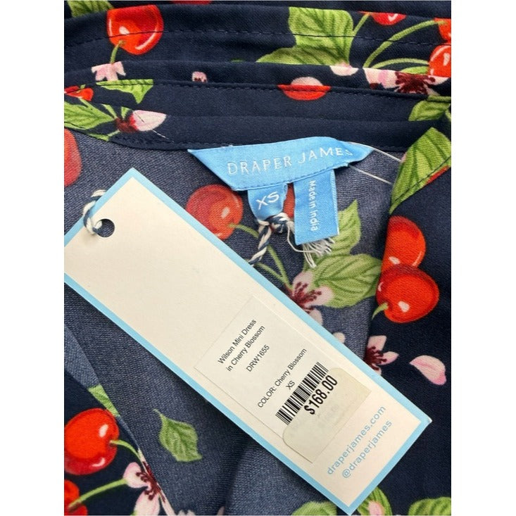 Draper James NWT Wilson Cherry Blossom Mini Dress Size XS