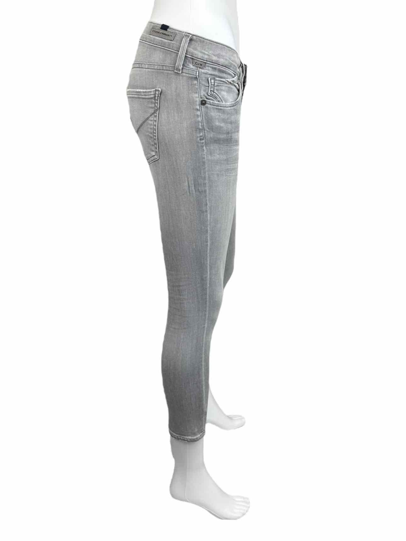 Citizens of Humanity Stone Gray Avedon Ankle Jean Size 25P